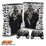 Xbox 360 Slim Skin - Joker Coringa Adesivo Brilhoso