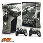 Xbox 360 Slim Skin - Race Driver Grid Adesivo Brilhoso
