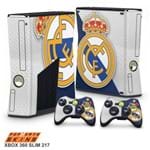 Xbox 360 Slim Skin - Real Madrid FC Adesivo Brilhoso