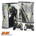 Xbox 360 Slim Skin - Splinter Cell Black List Adesivo Brilhoso