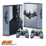 Xbox 360 Super Slim Skin - Batman Arkham Origins Adesivo Brilhoso