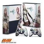 Xbox 360 Super Slim Skin - Final Fantasy XIII #A Adesivo Brilhoso