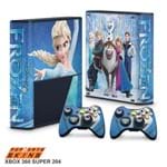 Xbox 360 Super Slim Skin - Frozen Adesivo Brilhoso