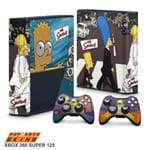 Xbox 360 Super Slim Skin - Simpsons Adesivo Brilhoso