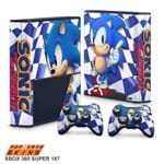 Xbox 360 Super Slim Skin - Sonic The Hedgehog Adesivo Brilhoso