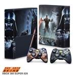 Xbox 360 Super Slim Skin - Star Wars The Force Unleashed Adesivo Brilhoso