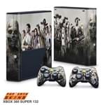 Xbox 360 Super Slim Skin - The Walking Dead #A Adesivo Brilhoso