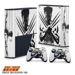 Xbox 360 Super Slim Skin - Wolverine X-men Adesivo Brilhoso