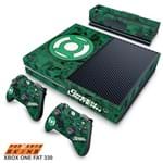 Xbox One Fat Skin - Lanterna Verde Comics Adesivo Brilhoso