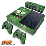 Xbox One Fat Skin - Pickle Rick And Morty Adesivo Brilhoso