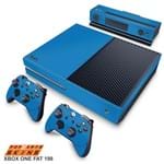 Xbox One Skin - Azul Claro Adesivo Brilhoso