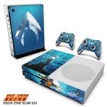 Xbox One Slim Skin - Aquaman Adesivo Brilhoso