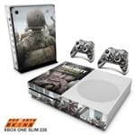 Xbox One Slim Skin - Call Of Duty WW2 Adesivo Brilhoso