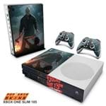 Xbox One Slim Skin - Friday The 13th The Game - Sexta-Feira 13 Adesivo Brilhoso