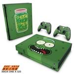 Xbox One X Skin - Pickle Rick And Morty Adesivo Brilhoso