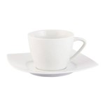 Xícara de Chá com Pires Aspen 200Ml Branca - Mcd
