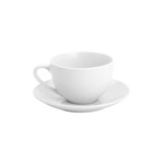 Xícara para Chá de Porcelana com Pires Basic 8408 Lyor