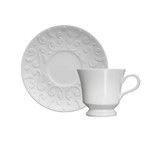 Xícara para Chá em Porcelana Germer Tassel Branca