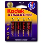 Xtralife Alkaline Aa com 4 Kodak