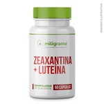 Zeaxantina 1mg + Luteína 10mg - Antioxidantes para Saúde dos Olhos- 60 Cápsulas