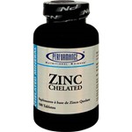 Zinc Chelated - 100 Tabletes - Performance Nutrition
