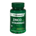 Zinco + Vit. e Softgel 250mg Macrophytus - 60caps