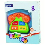 Zippy Toys-Baby Toy Telefone com Sons e Músicas Ft33898